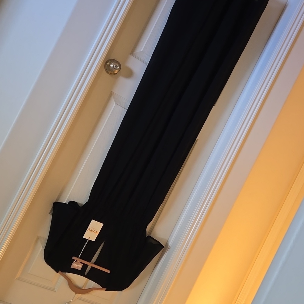 NWT black long "Mumu Weddings" dress